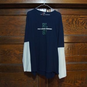 Ralph Lauren Polo Jeans Long Sleeve Tee XL
